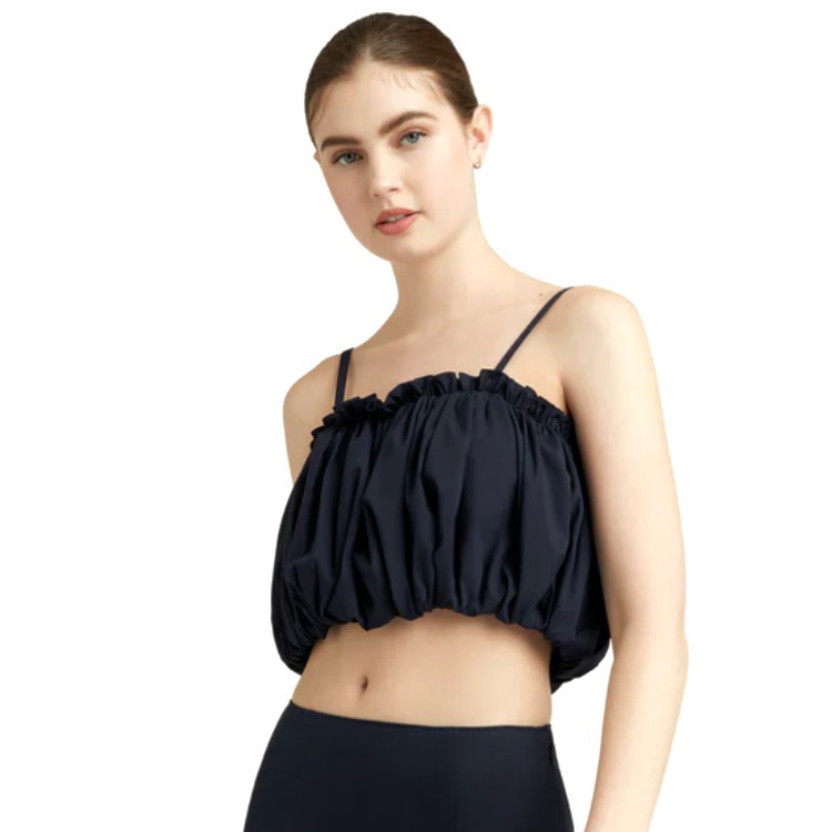New Cinq A Sept Navy Crop Top